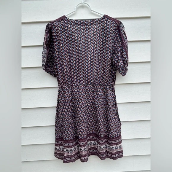 Urban Outfitters Red Puff Sleeve Mini Sundress - Picture 3 of 5